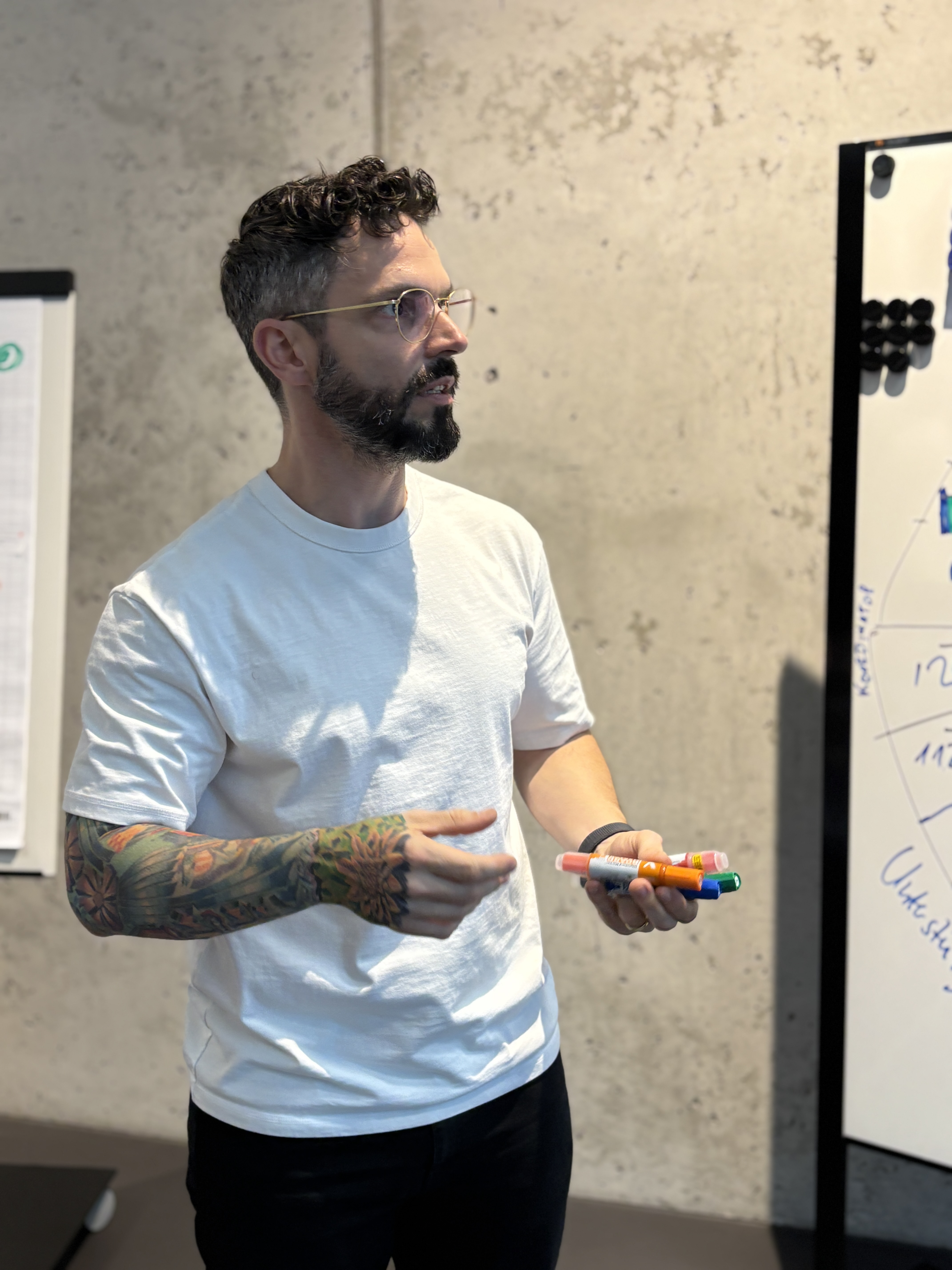 Michael Schön im Workshop-Raum